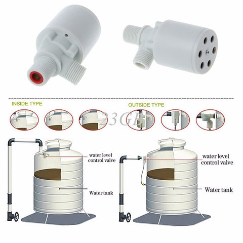 Automatic Water Level Control Valve Tower Tank Floating Ball Valve A18_15