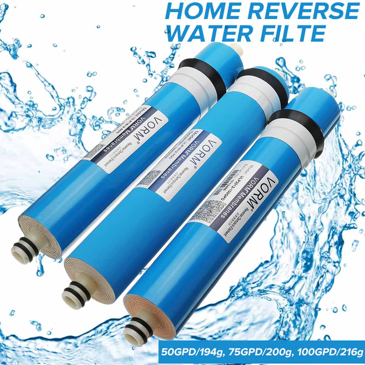 50/75/100/125GPD Home Kitchen Reverse Osmosis