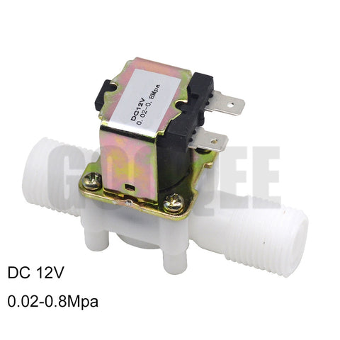 1/2" Plastic Solenoid Valve 12V 24V 220V